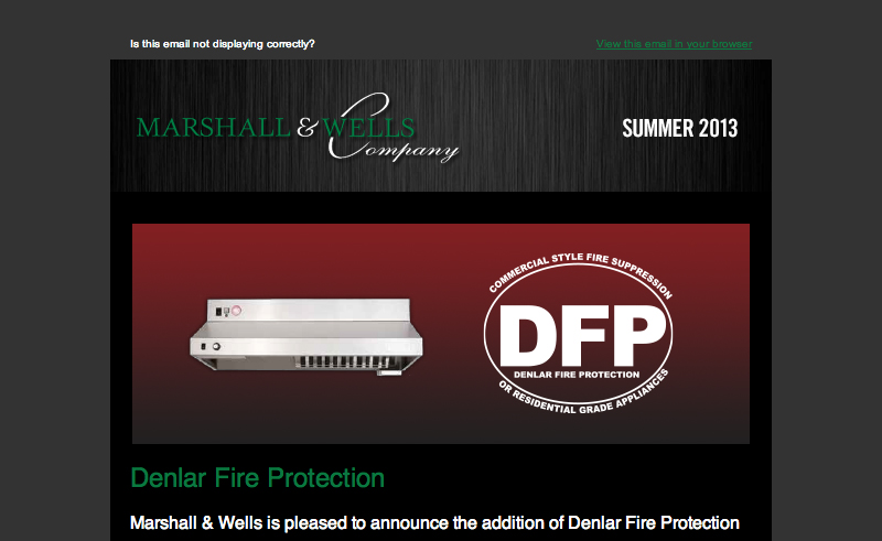 Marshall Wells Newsletter Summer 2013